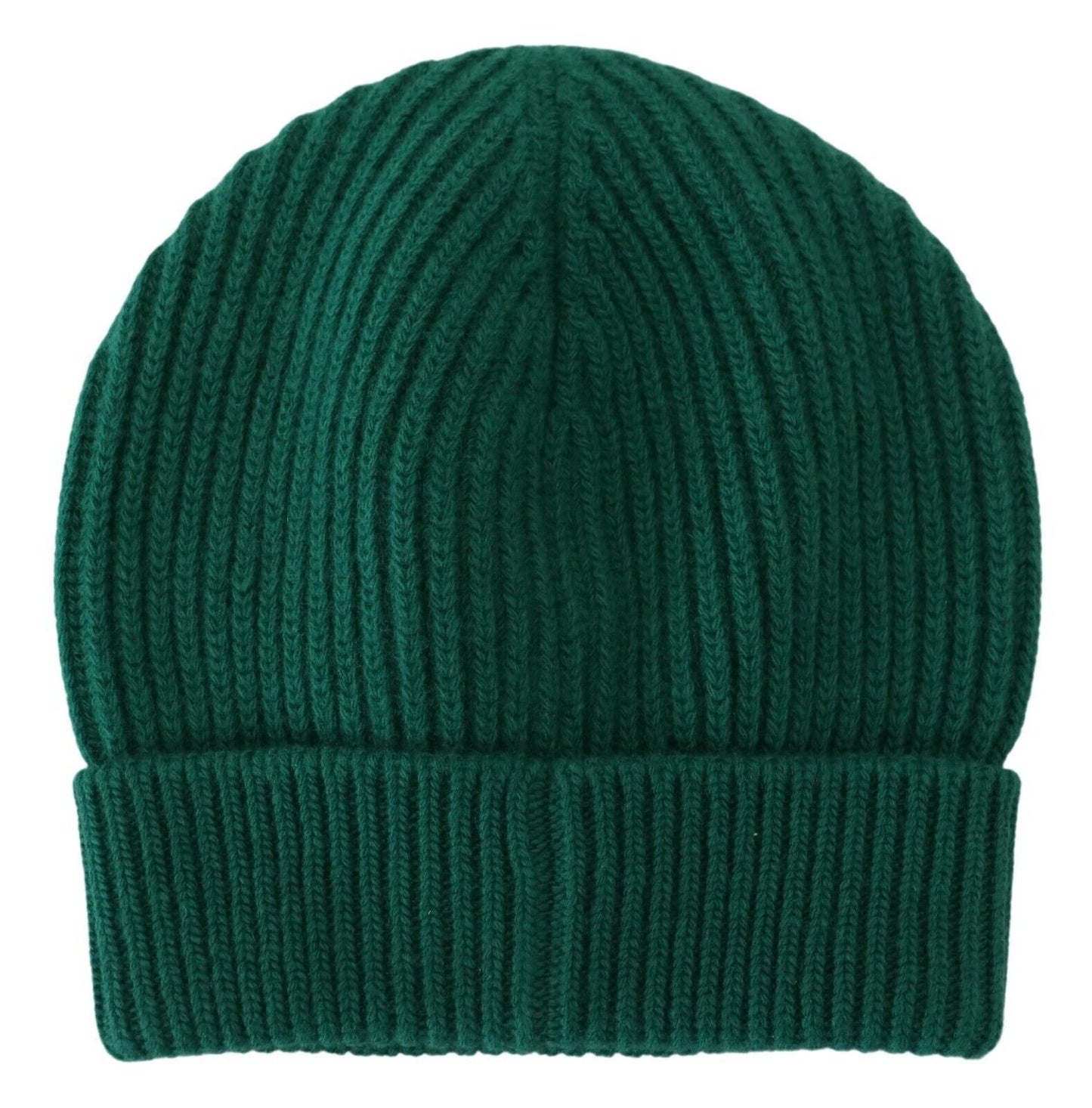 Dolce & Gabbana Elegant Virgin Wool Green Beanie