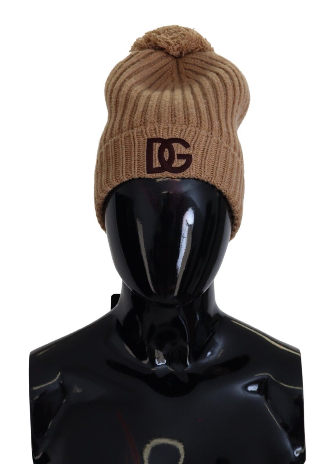 Dolce & Gabbana Chic Brown Cashmere Beanie Hat