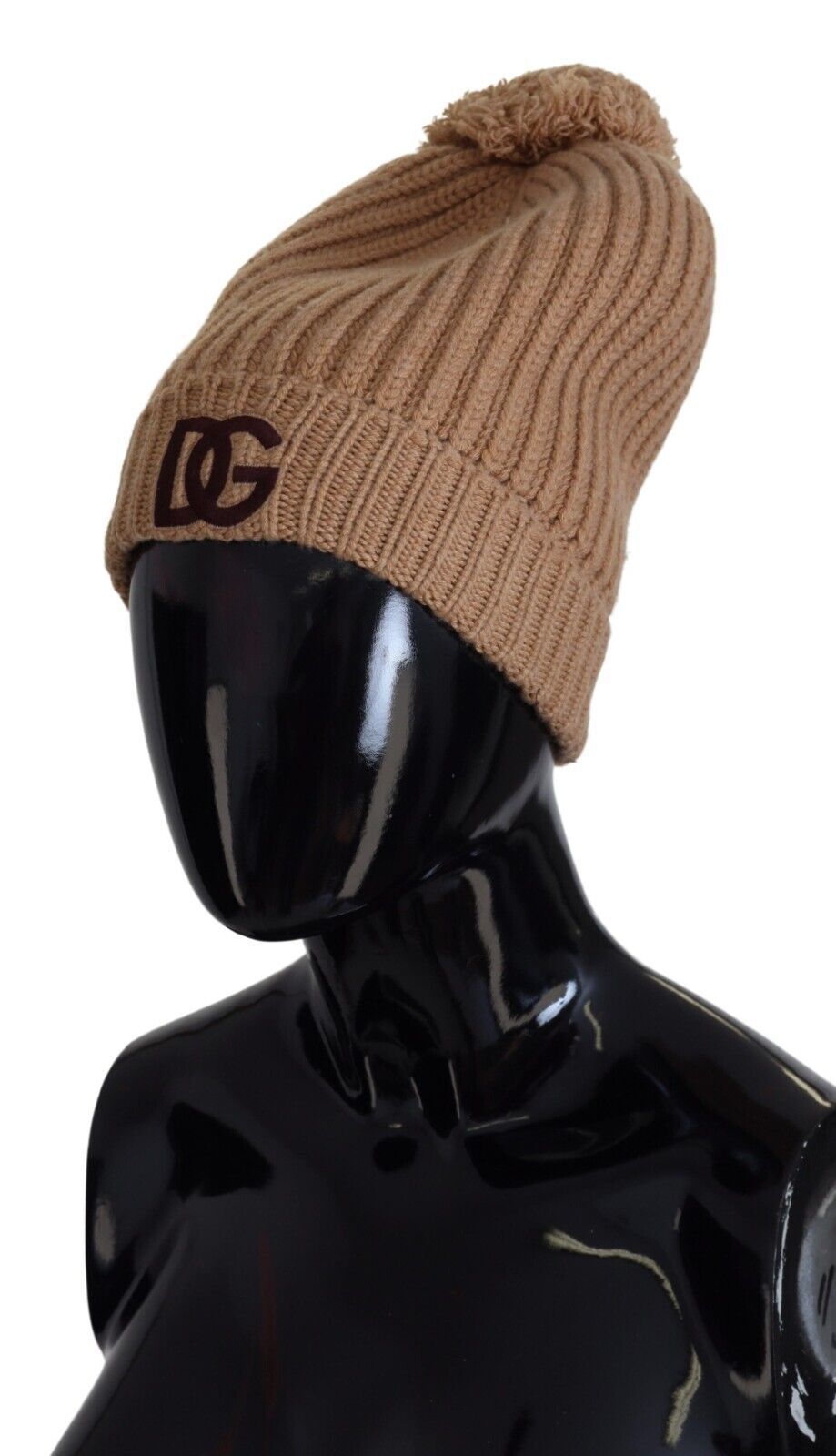 Dolce & Gabbana Chic Brown Cashmere Beanie Hat