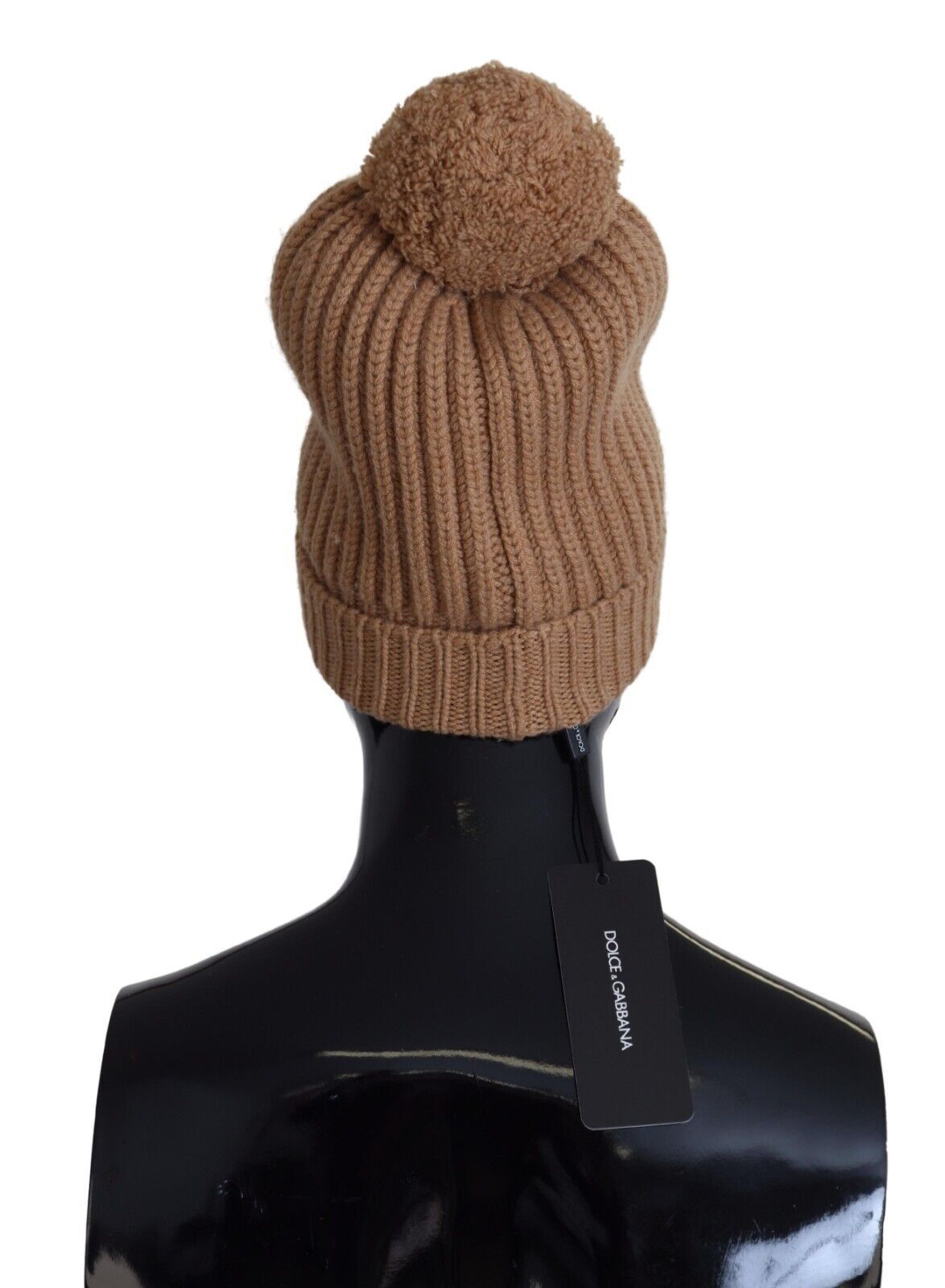 Dolce & Gabbana Chic Brown Cashmere Beanie Hat