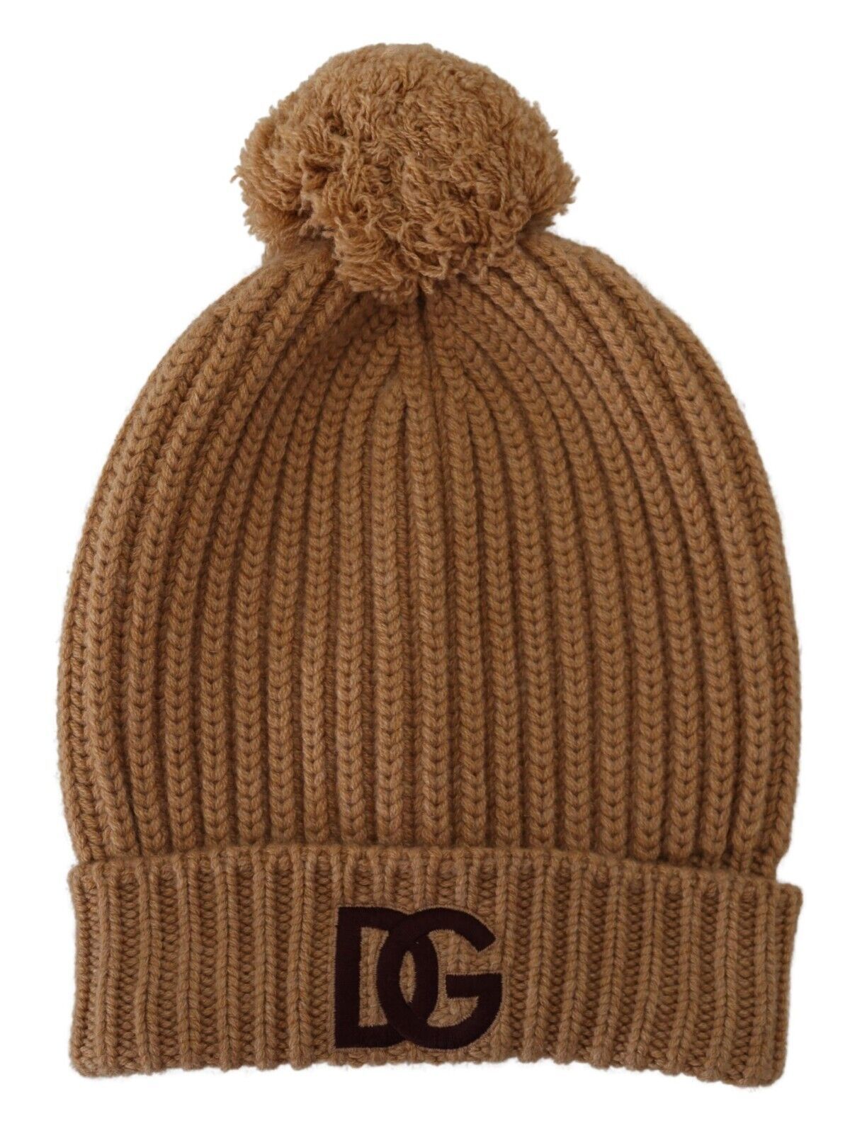 Dolce & Gabbana Chic Brown Cashmere Beanie Hat