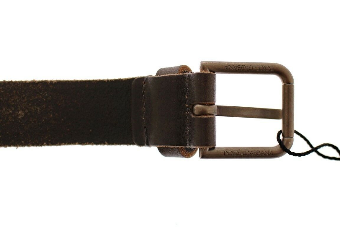 Dolce & Gabbana Elegant Leather-Cotton Fusion Men's Belt