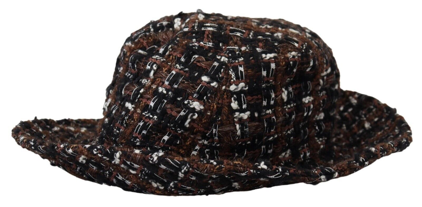 Dolce & Gabbana Elegant Brown Fedora - Chic Winter Accessory