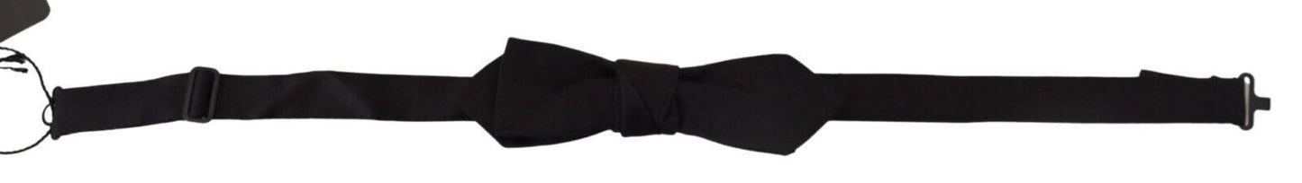 Dolce & Gabbana Elegant Silk Black Bow Tie