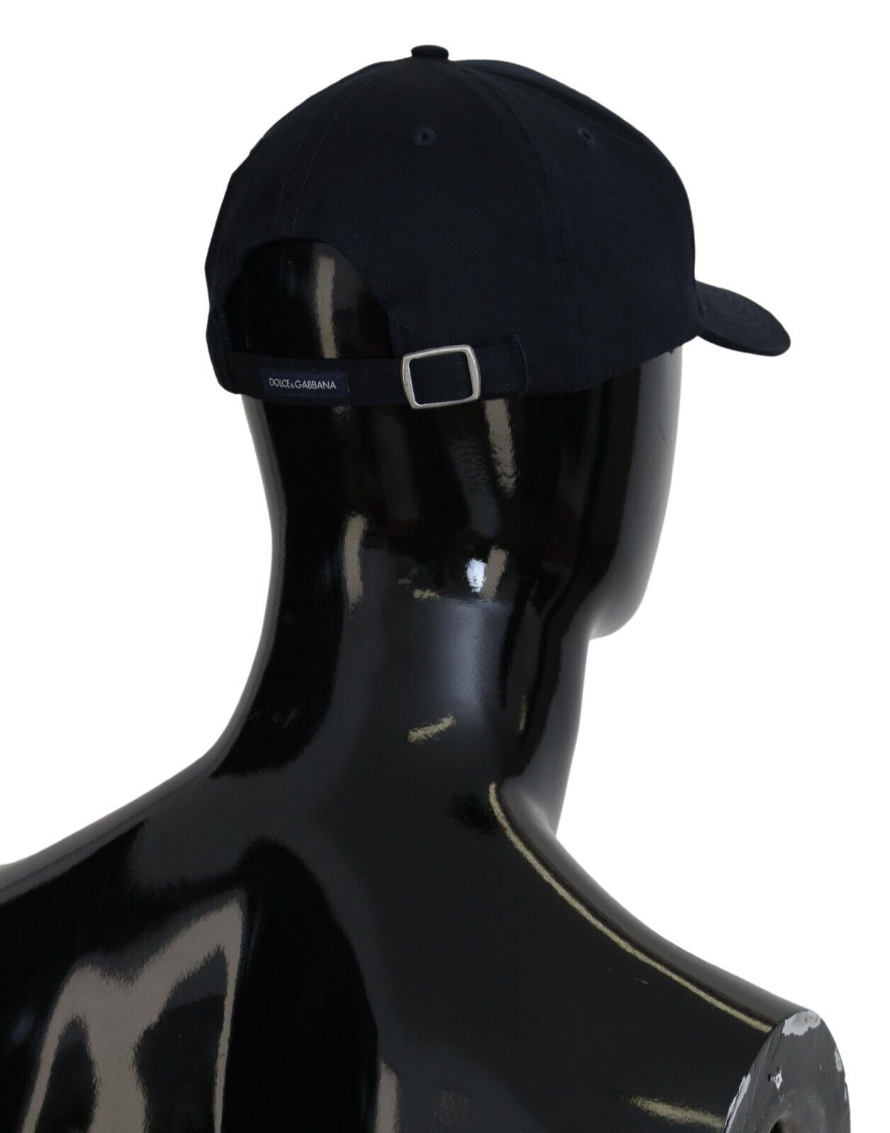 Dolce & Gabbana Elegant Dark Blue Cotton Baseball Hat