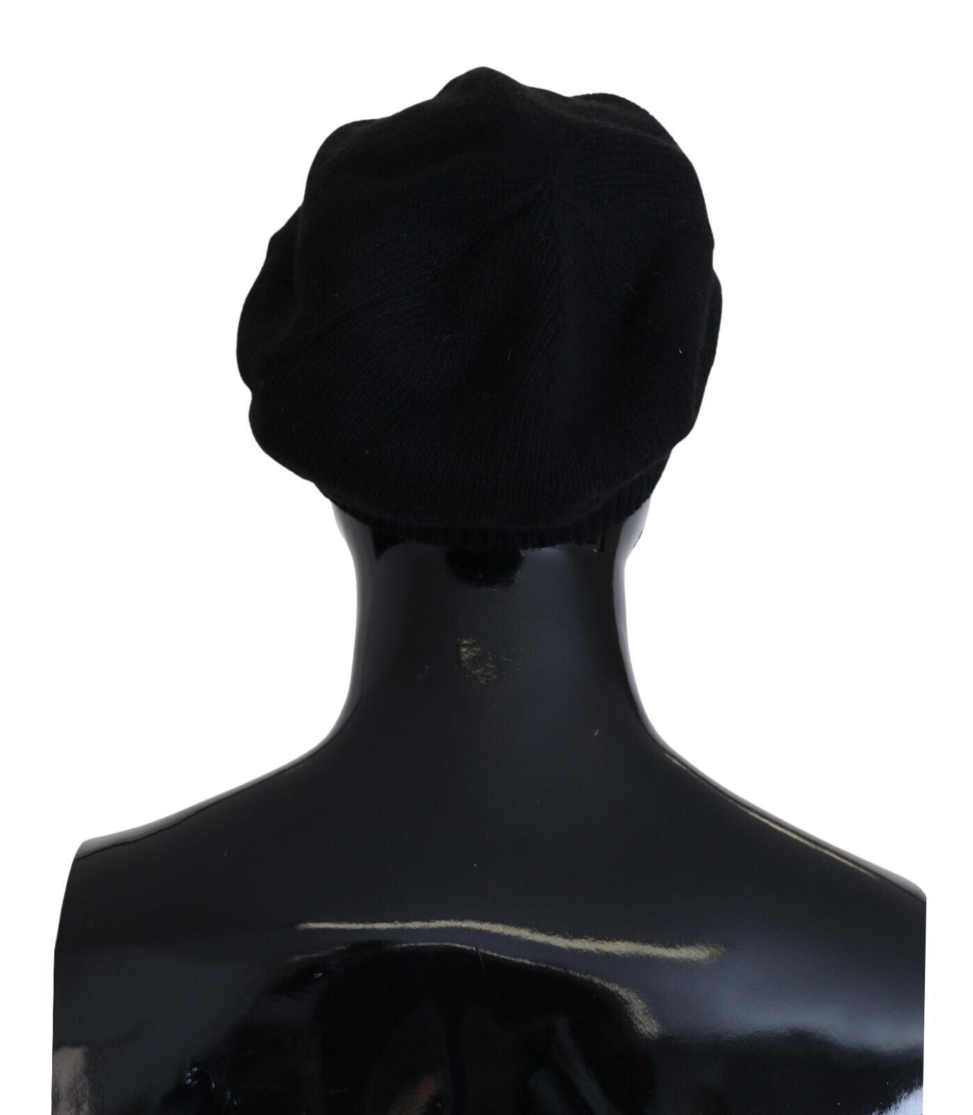 Dolce & Gabbana Elegant Black Wool Blend Beanie