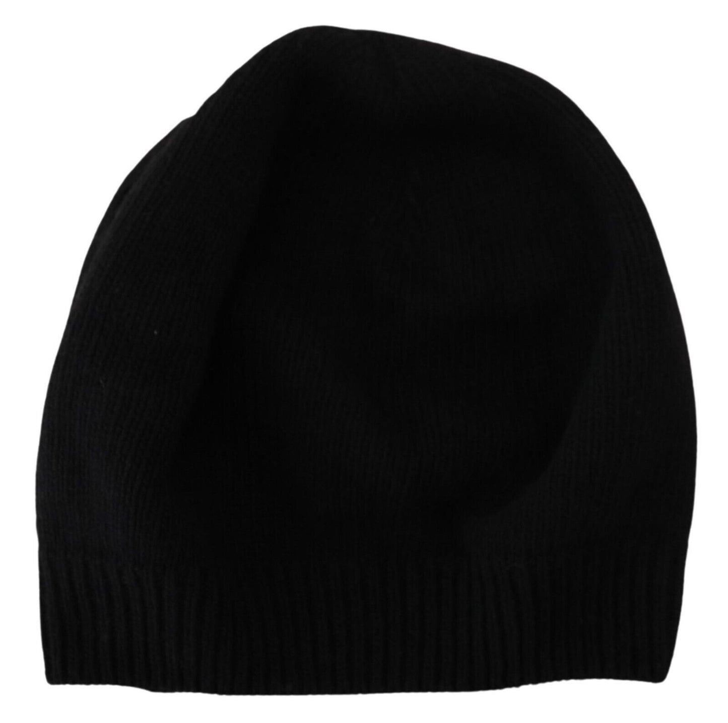 Dolce & Gabbana Elegant Black Wool Blend Beanie