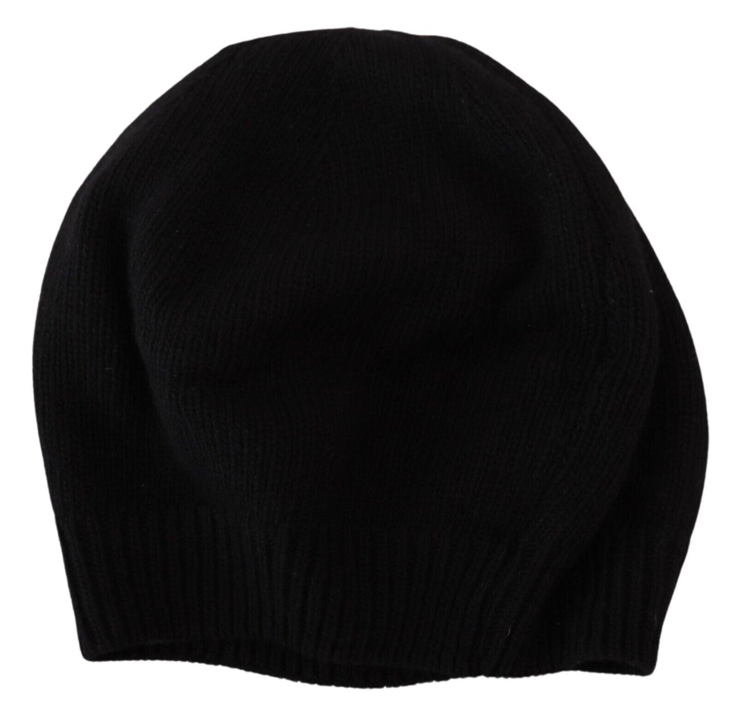 Dolce & Gabbana Elegant Black Wool Blend Beanie