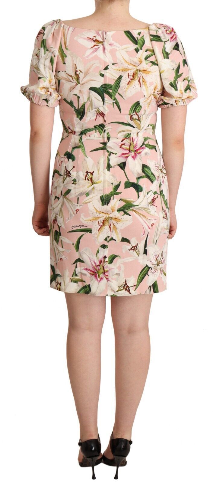 Dolce & Gabbana Floral Lilies Print Mini Dress