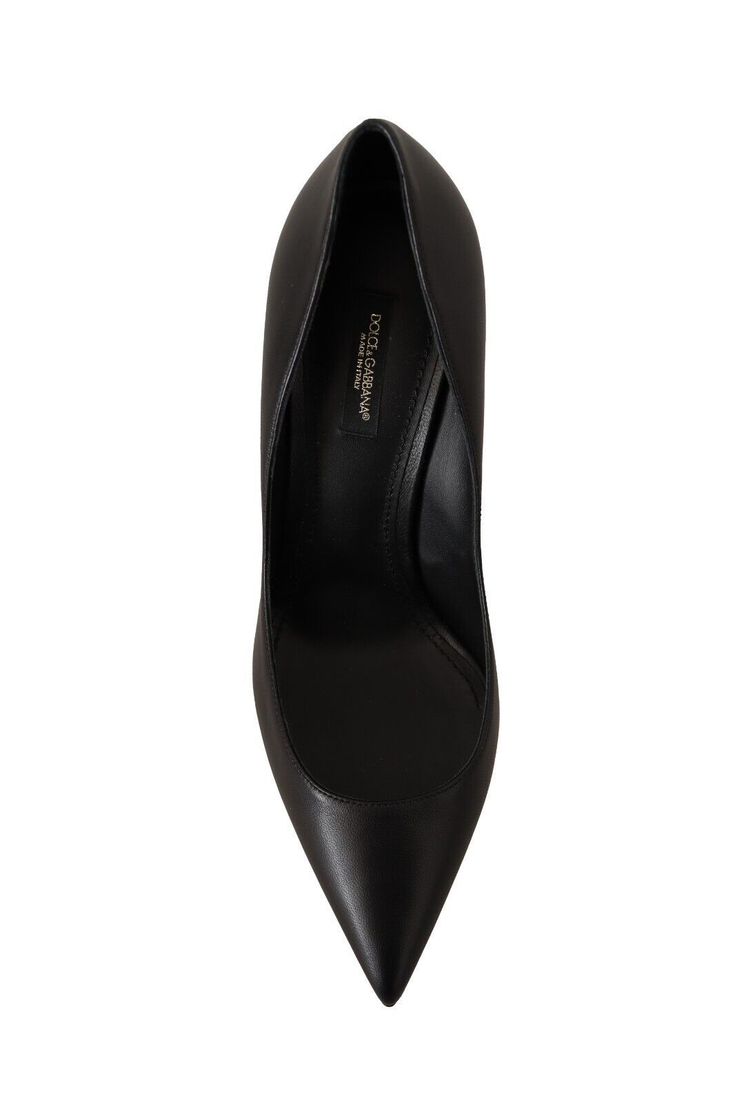 Dolce & Gabbana Elegant Black Devotion Leather Pumps