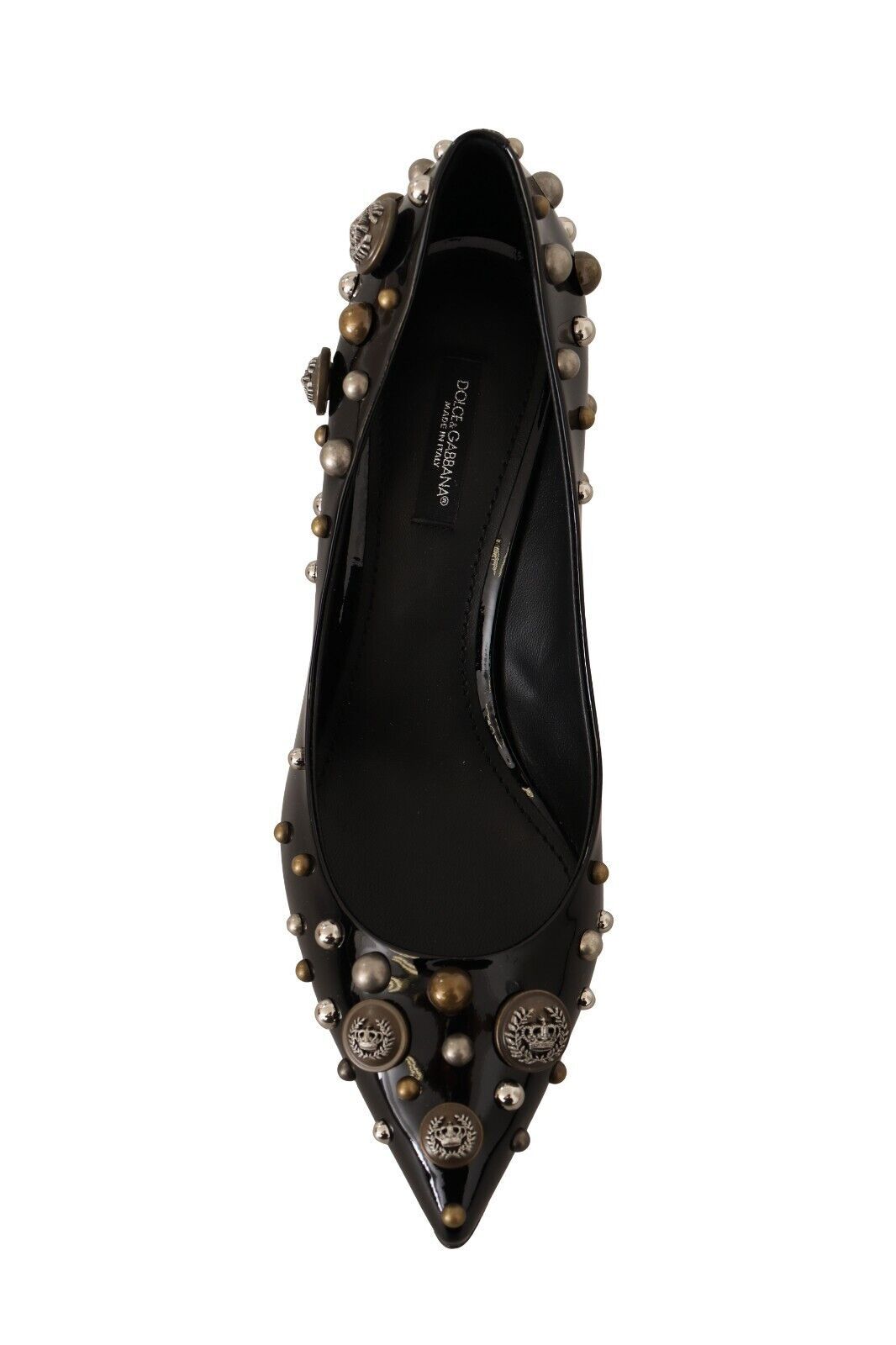 Dolce & Gabbana Chic Studded Leather Pumps