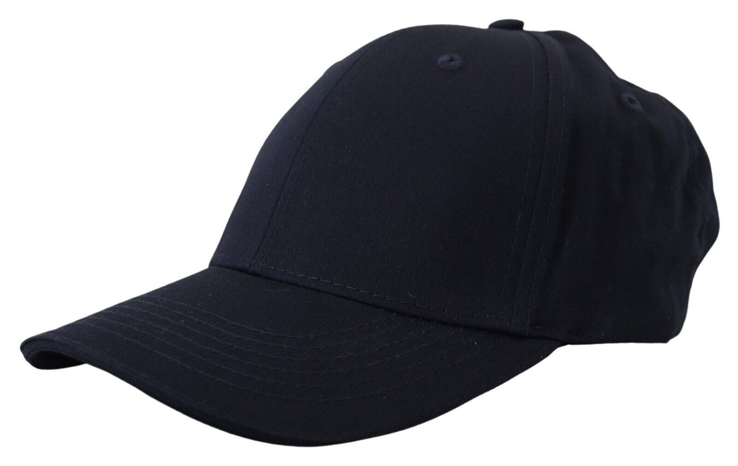 Dolce & Gabbana Elegant Dark Blue Cotton Baseball Hat