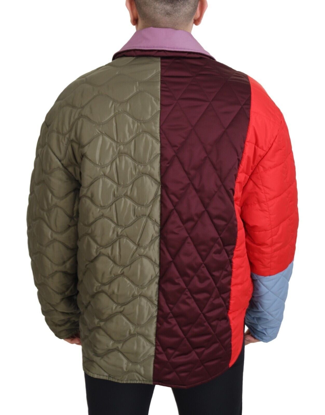 Dolce & Gabbana Elegant Quilted Multicolor Jacket