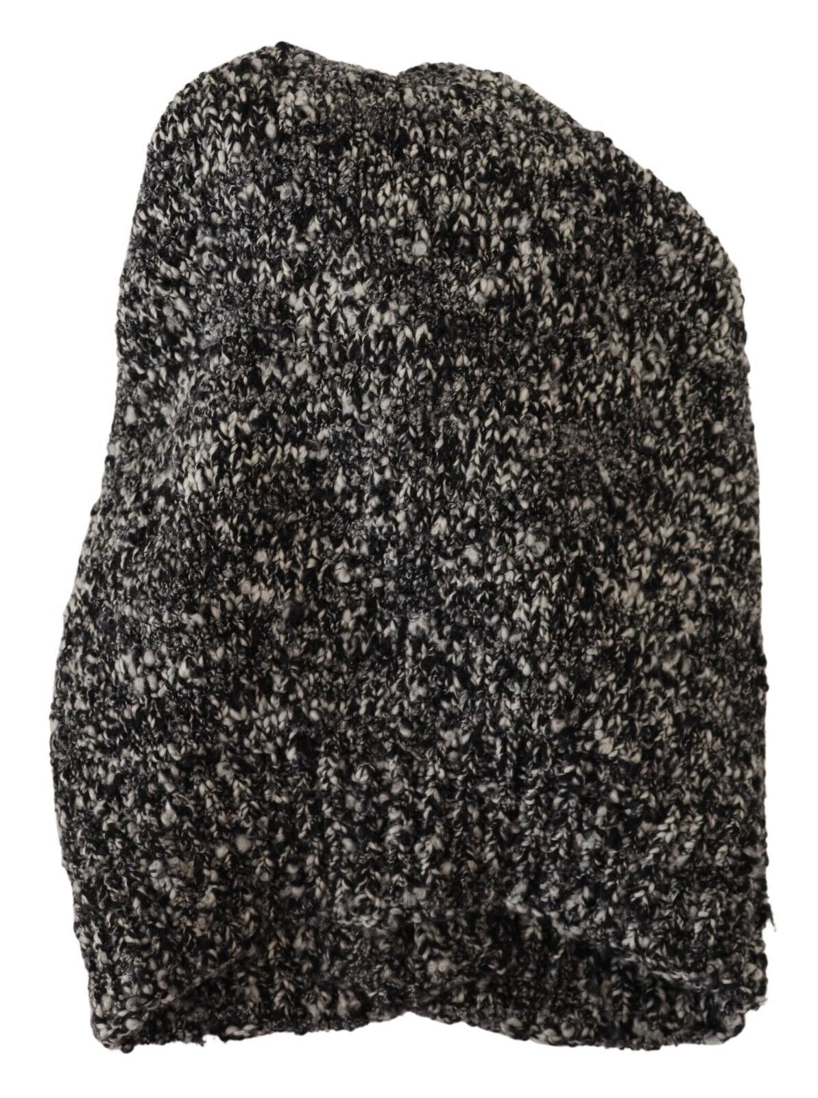 Dolce & Gabbana Chic Gray Virgin Wool Beanie Hat