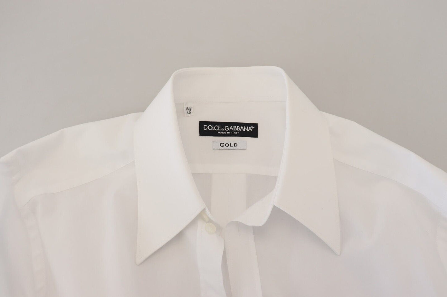 Dolce & Gabbana Elegant White Slim Fit Dress Shirt