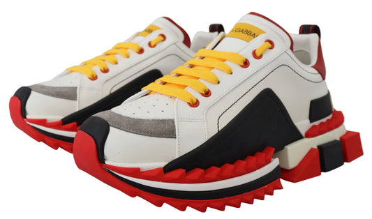 Dolce & Gabbana Super King Multicolor Leather Sneakers