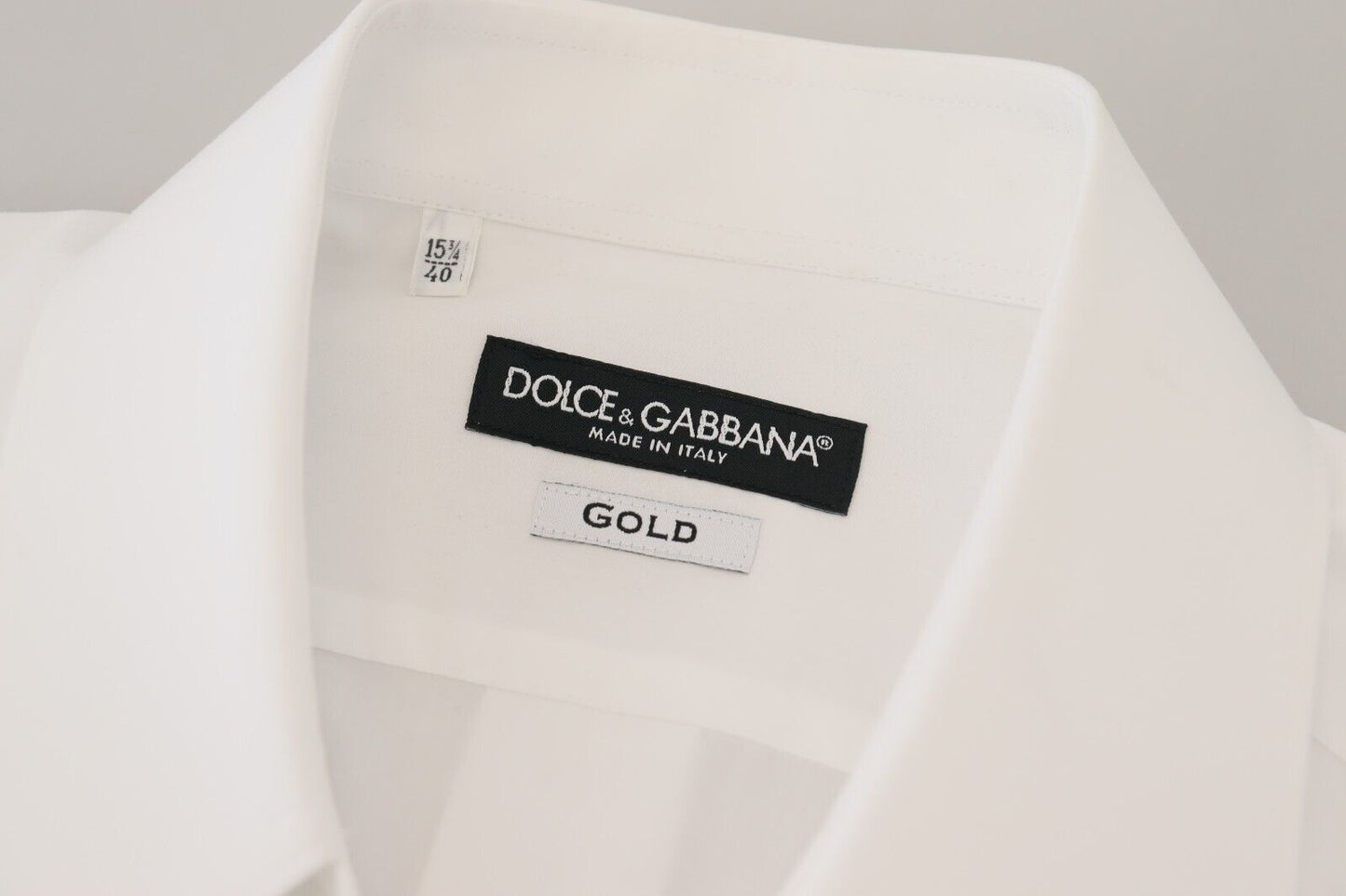 Dolce & Gabbana Elegant White Slim Fit Dress Shirt