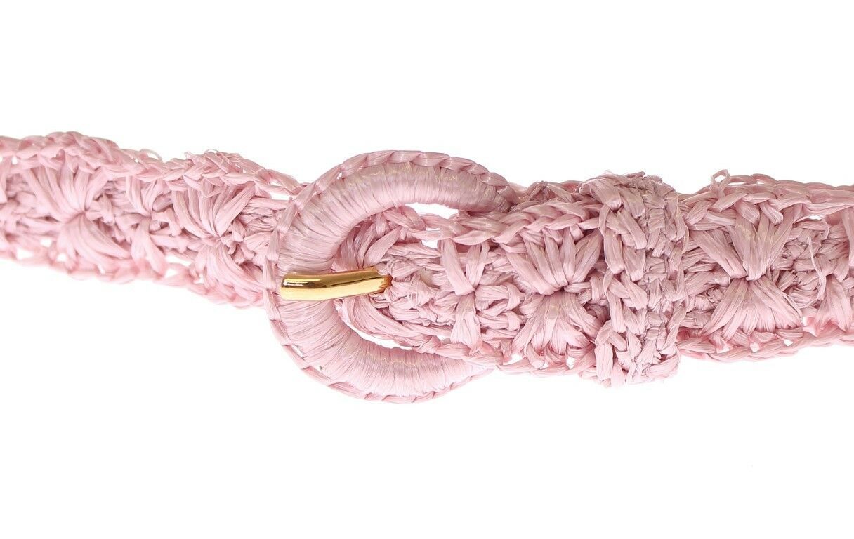 Dolce & Gabbana Elegant Pink Viscose Women's Belt - Made in Italy