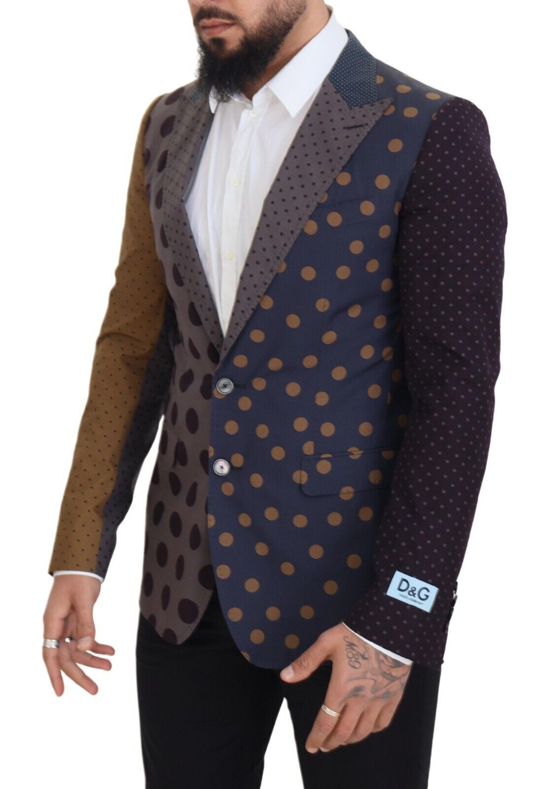 Dolce & Gabbana Elegant Multicolor Cotton Blazer