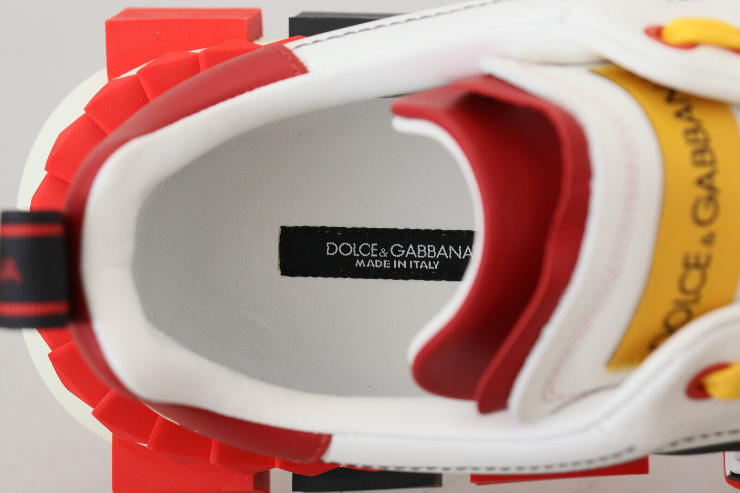 Dolce & Gabbana Super King Multicolor Leather Sneakers