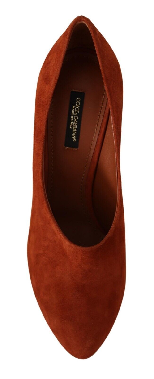 Dolce & Gabbana Elegant Cognac Suede Pumps