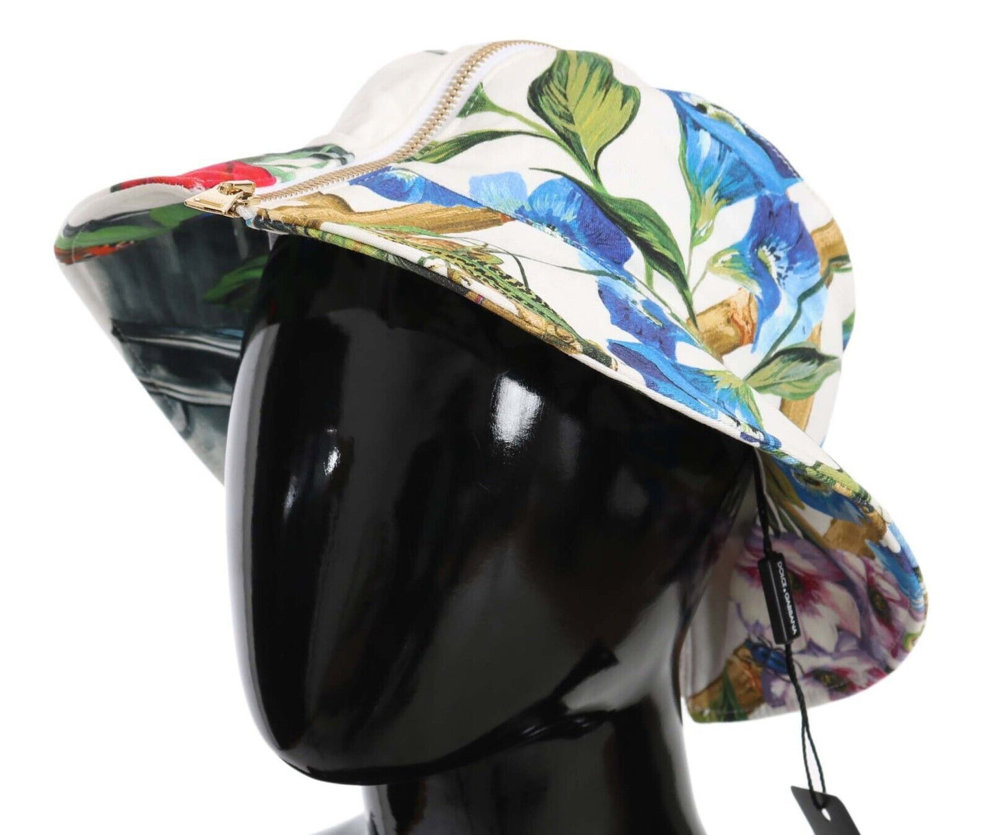 Dolce & Gabbana Floral Cotton Stretch Bucket Hat