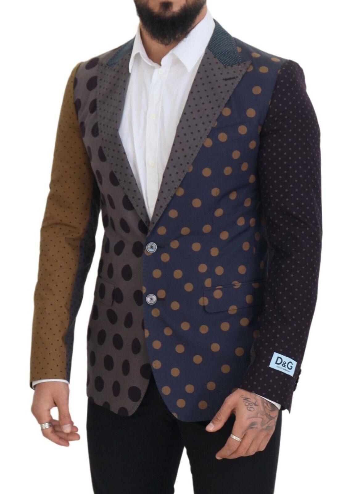 Dolce & Gabbana Elegant Multicolor Cotton Blazer