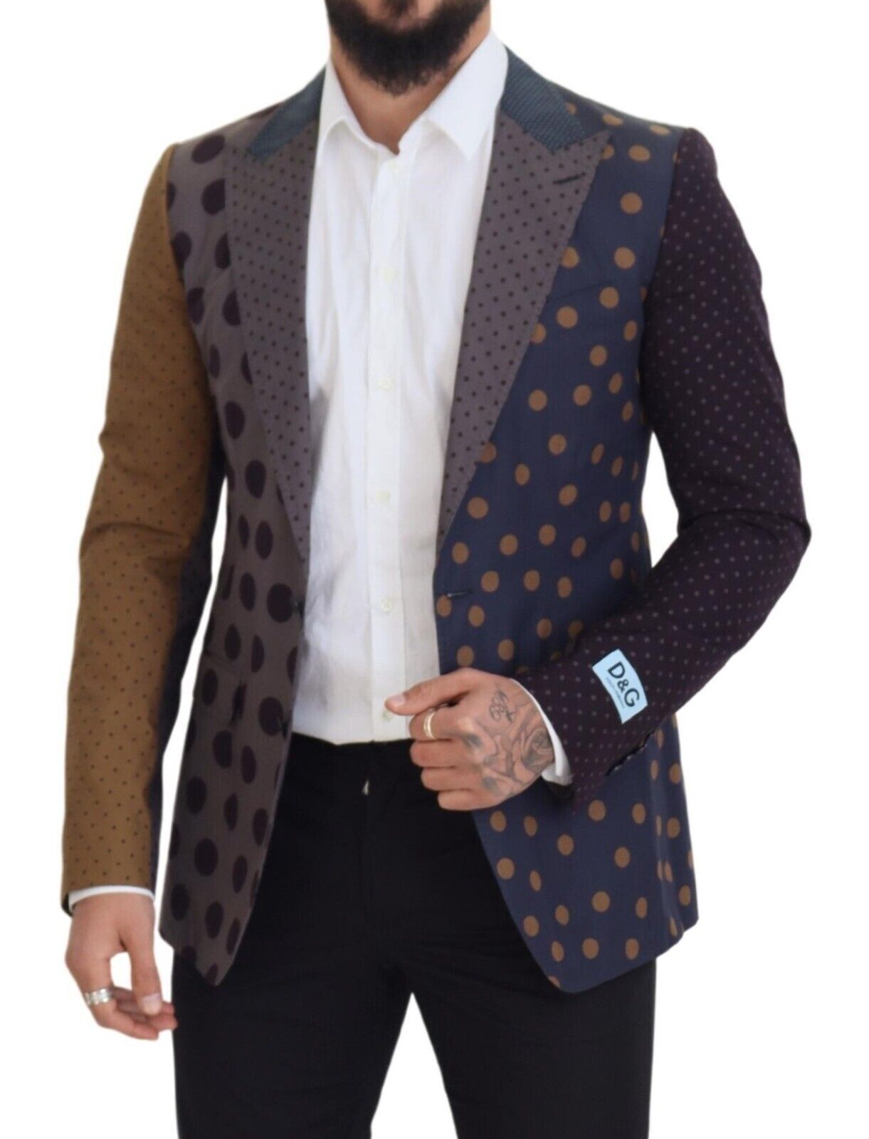 Dolce & Gabbana Elegant Multicolor Cotton Blazer