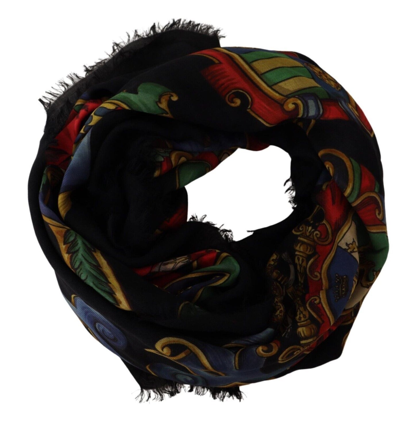 Dolce & Gabbana Multicolor Modal-Cashmere Blend Scarf