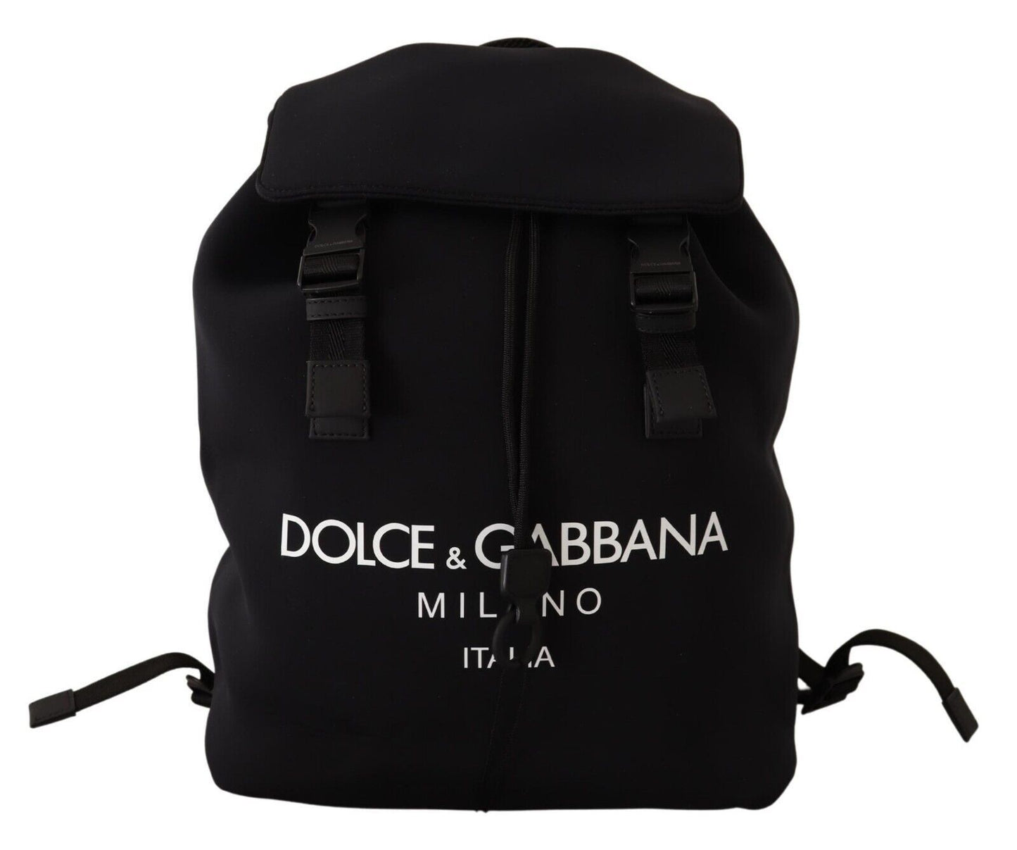 Dolce & Gabbana Sleek Black Neoprene Men's Backpack