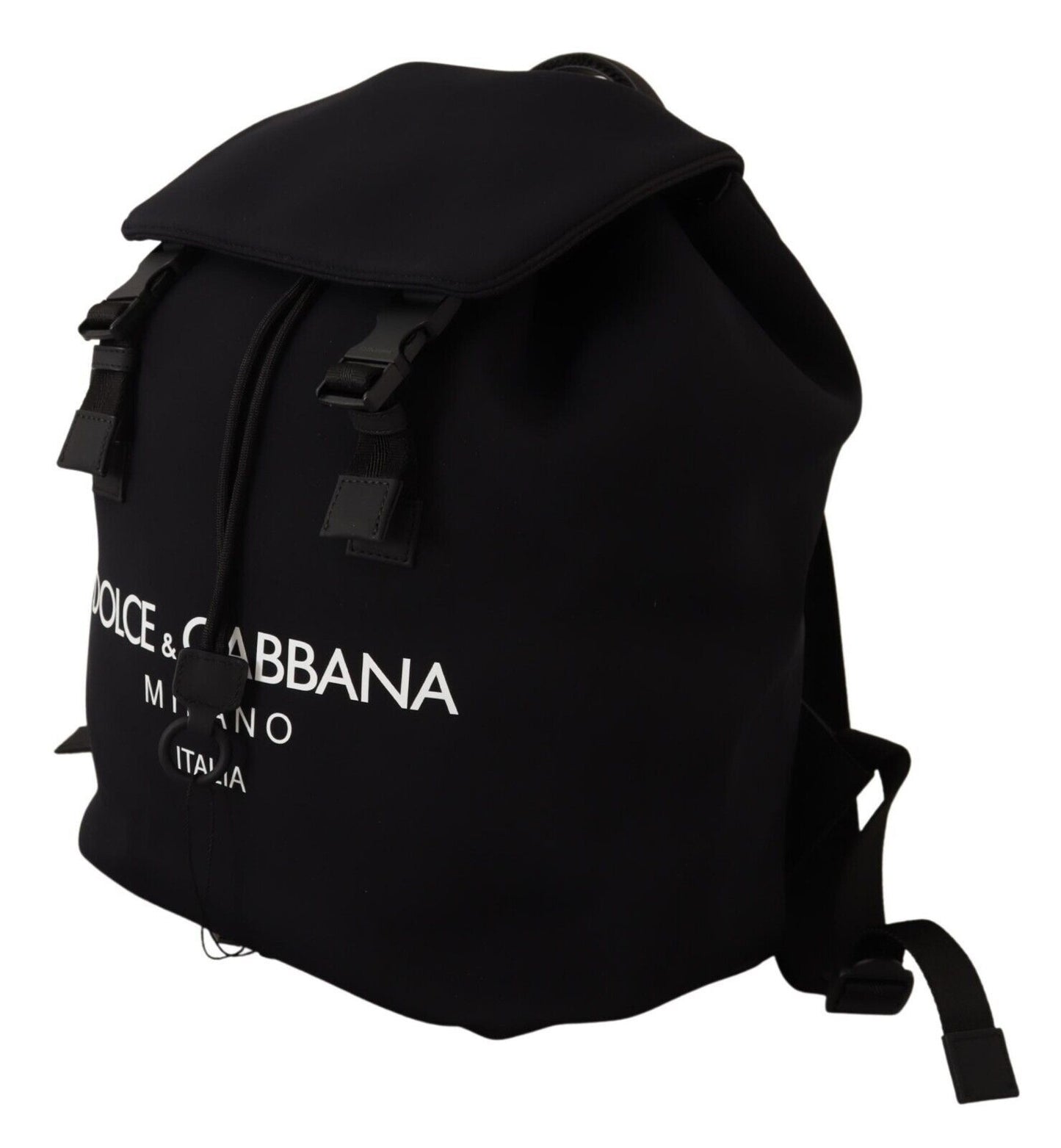 Dolce & Gabbana Sleek Black Neoprene Men's Backpack