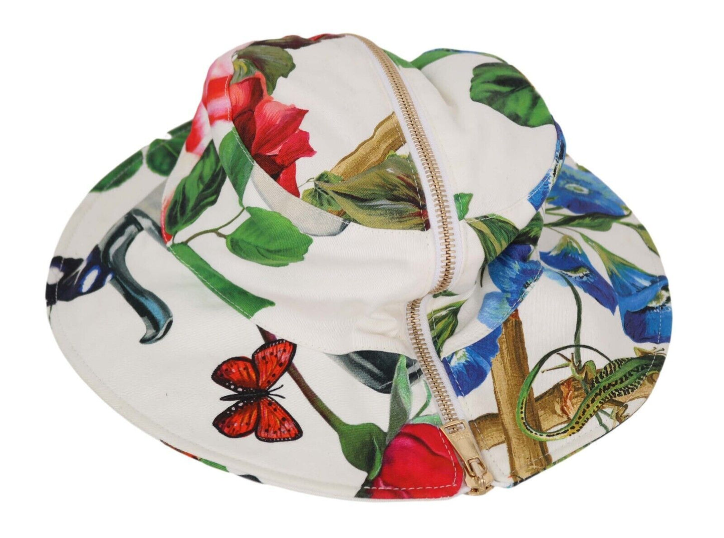 Dolce & Gabbana Floral Cotton Stretch Bucket Hat