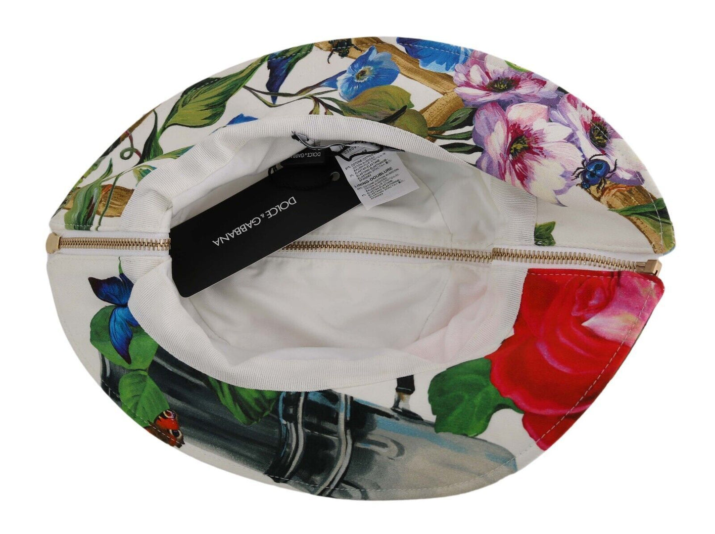 Dolce & Gabbana Floral Cotton Stretch Bucket Hat