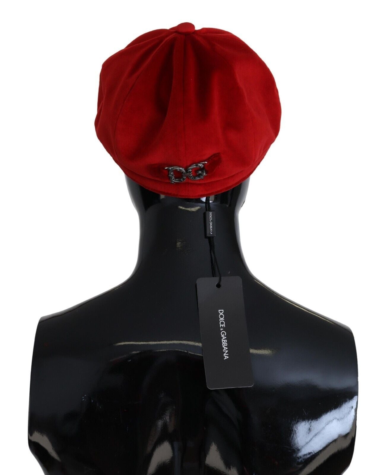 Dolce & Gabbana Elegant Red Cabbie Hat