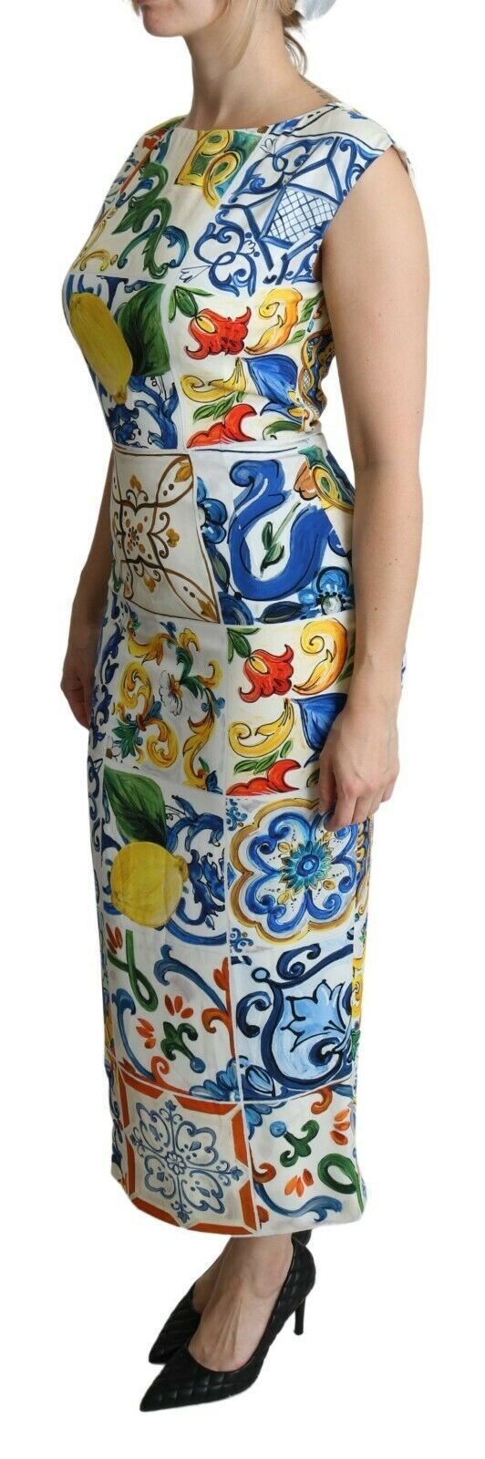 Dolce & Gabbana Mediterranean Majolica Maxi Sheath Dress