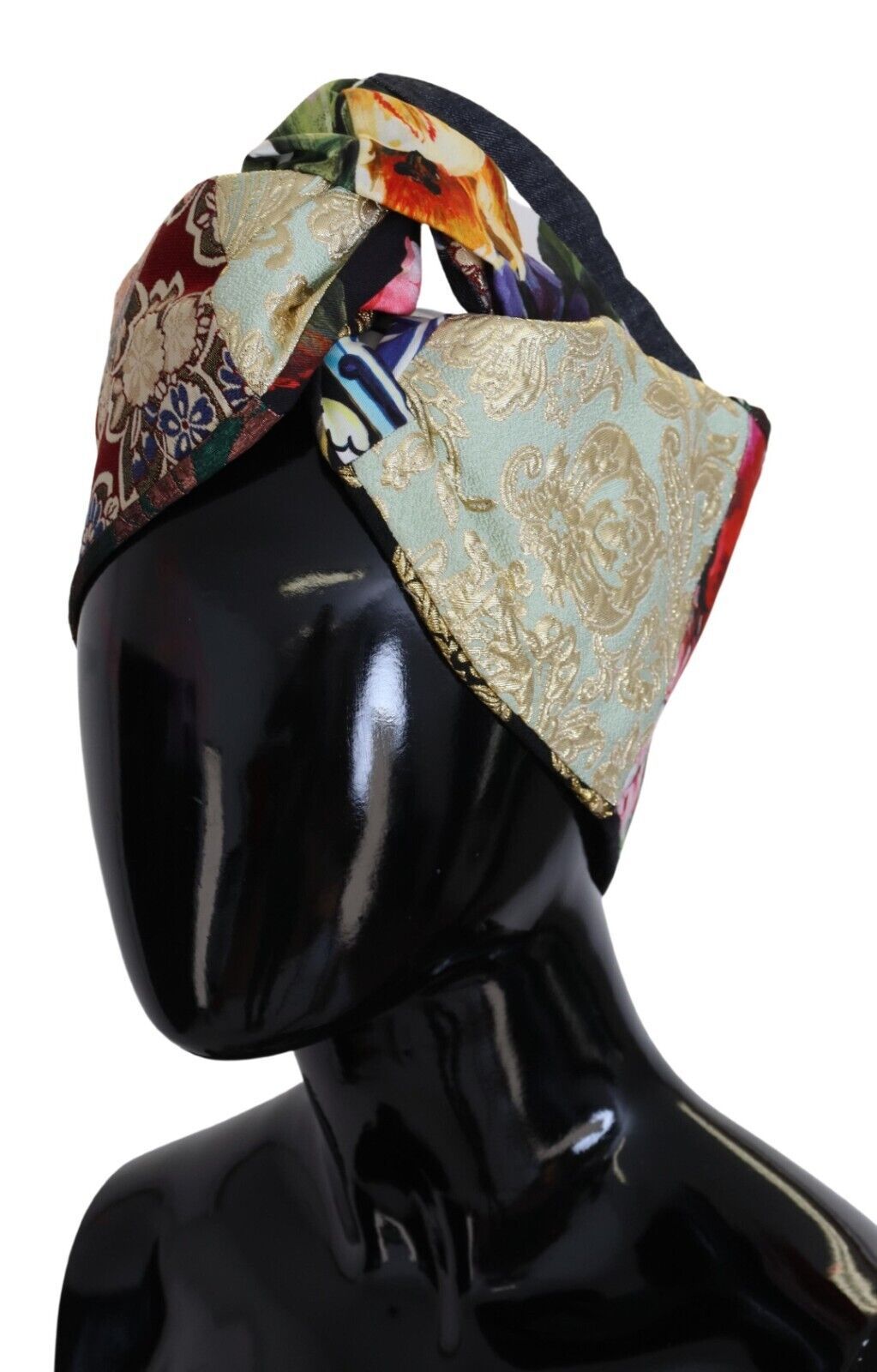 Dolce & Gabbana Multicolor Cotton-Blend Turban Hat