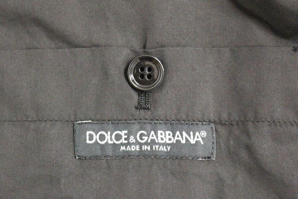 Dolce & Gabbana Gray Checkered Formal Dress Vest Gilet