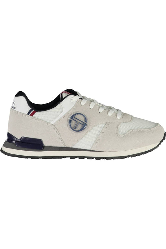 Sergio Tacchini Sleek White Lace-Up Sports Sneakers