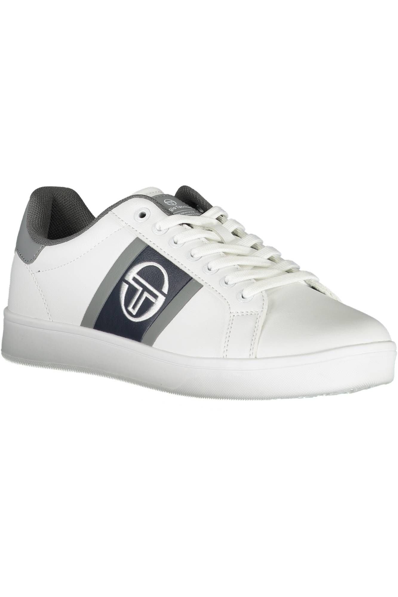 Sergio Tacchini Sleek White Sneakers with Contrasting Details