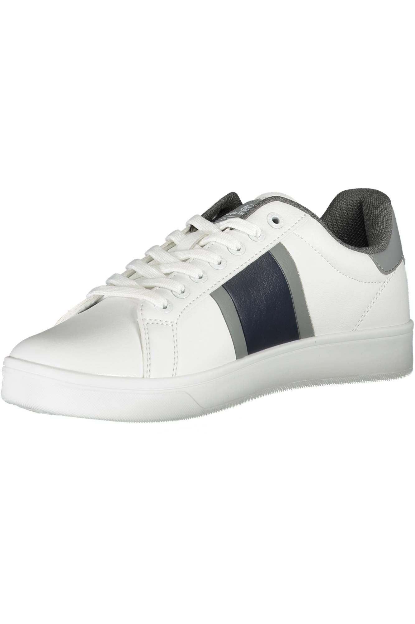 Sergio Tacchini Sleek White Sneakers with Contrasting Details