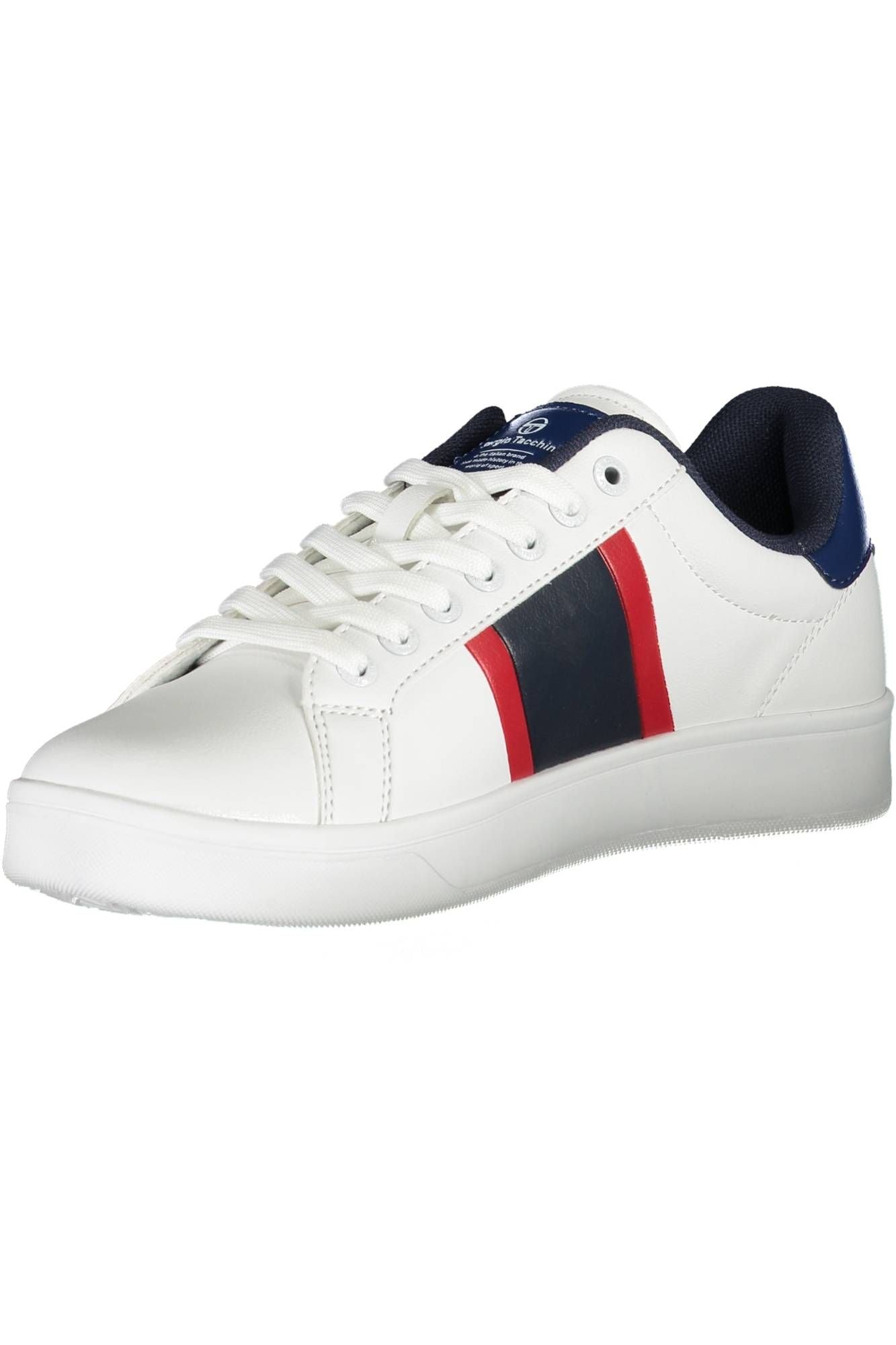 Sergio Tacchini Sleek White Lace-Up Sports Sneakers