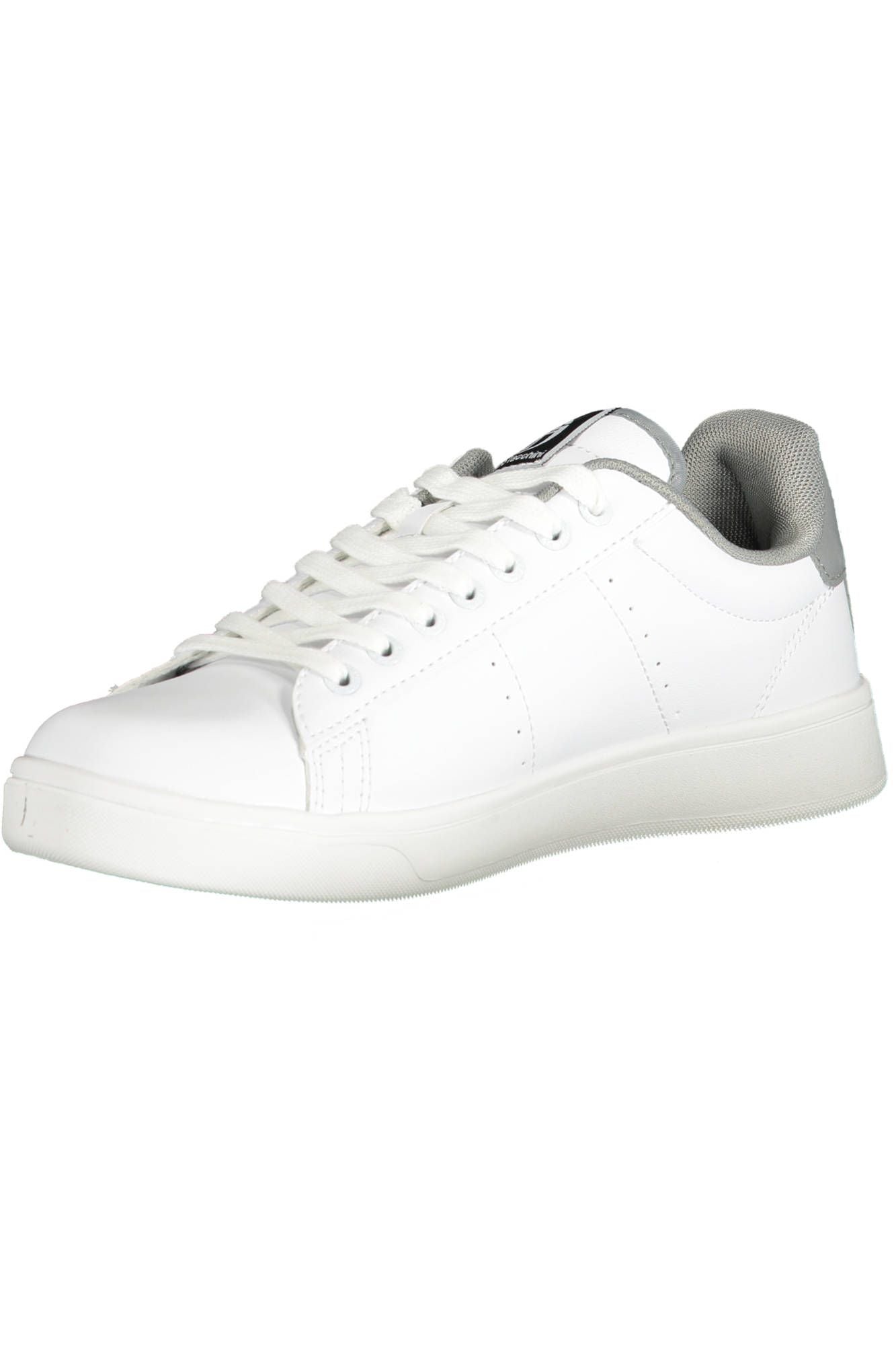 Sergio Tacchini Elegant White Lace-Up Sports Sneakers