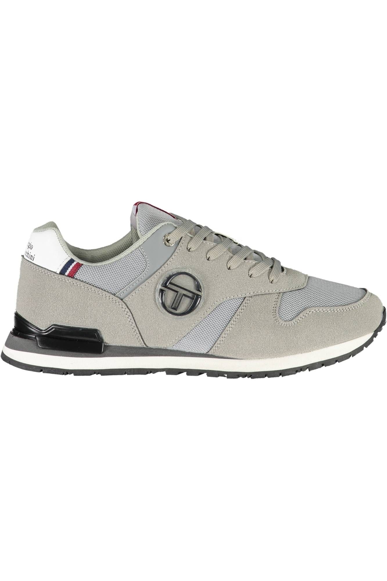 Sergio Tacchini Sleek Gray Sneakers with Contrasting Details