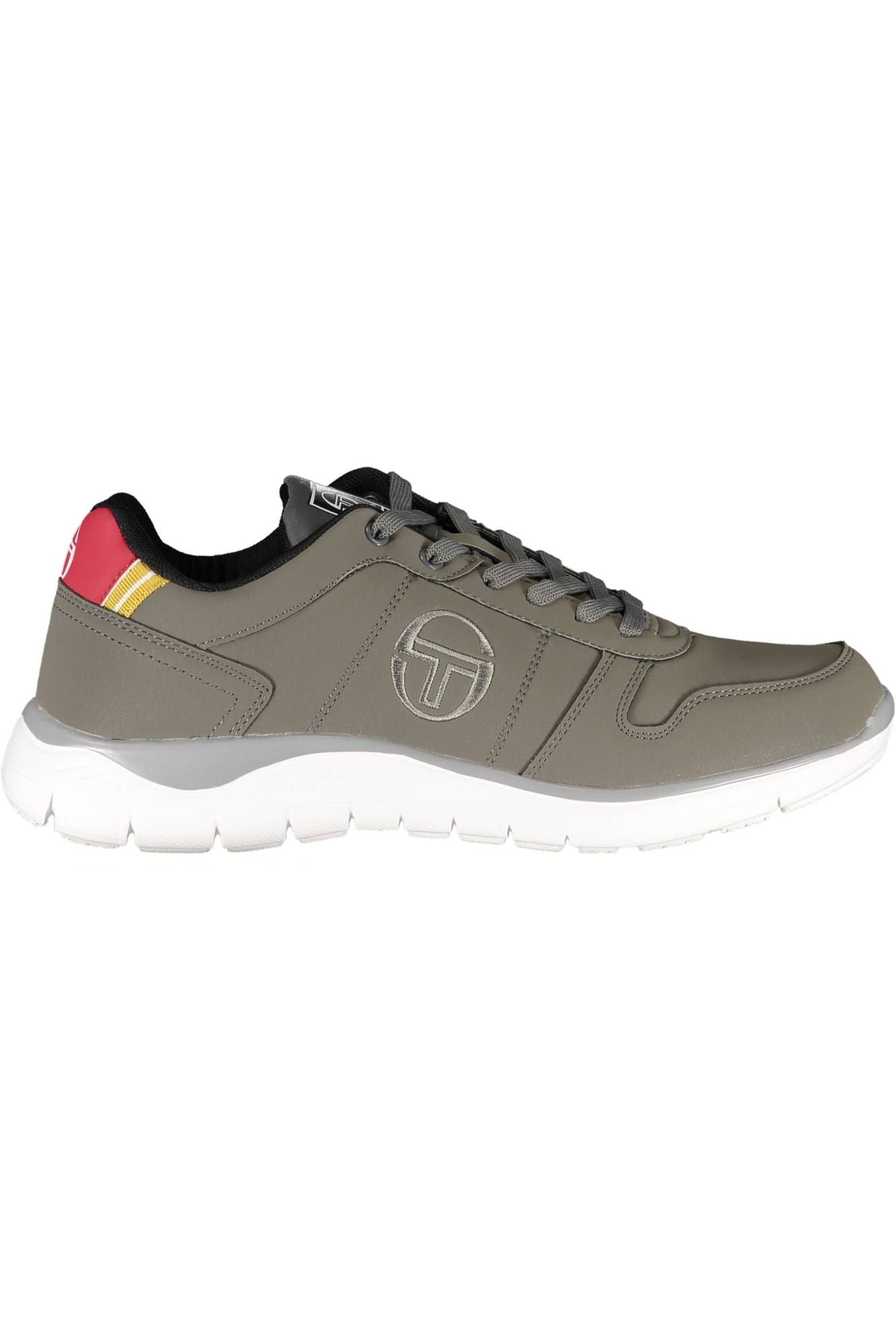 Sergio Tacchini Sleek Gray Sports Sneakers with Contrasting Details