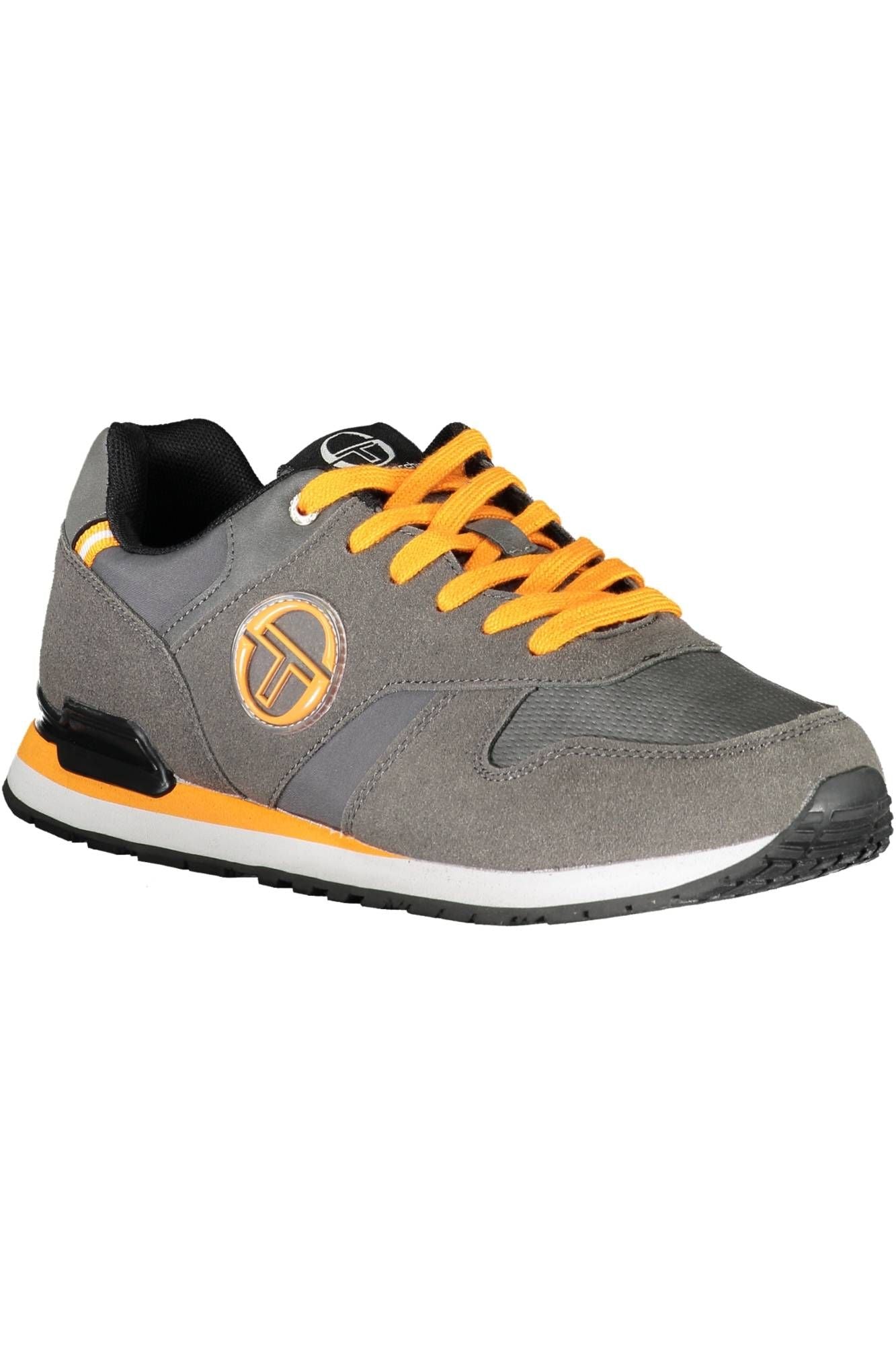 Sergio Tacchini Chic Gray Polyester Sneakers with Contrasting Accents