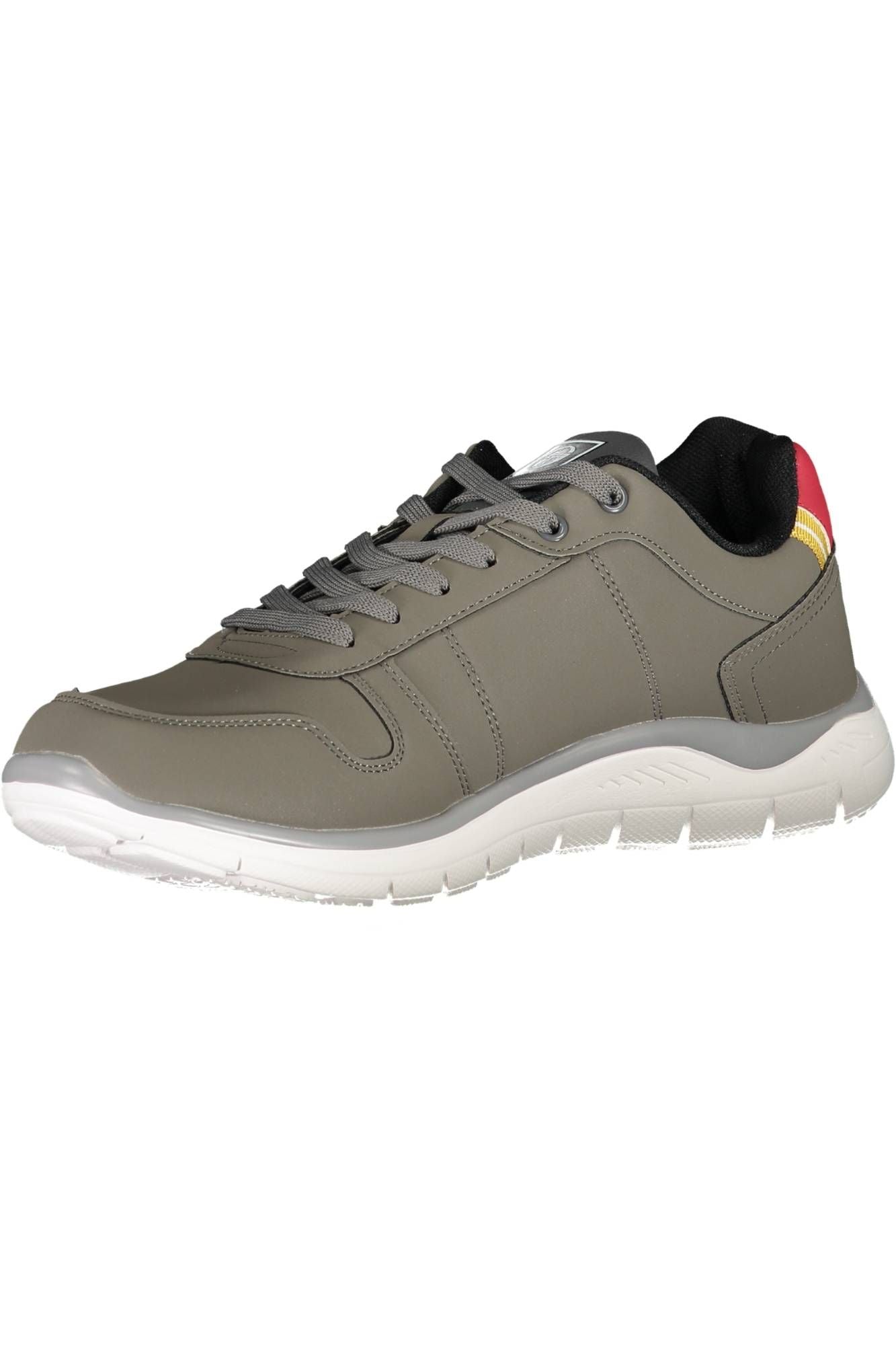 Sergio Tacchini Sleek Gray Sports Sneakers with Contrasting Details