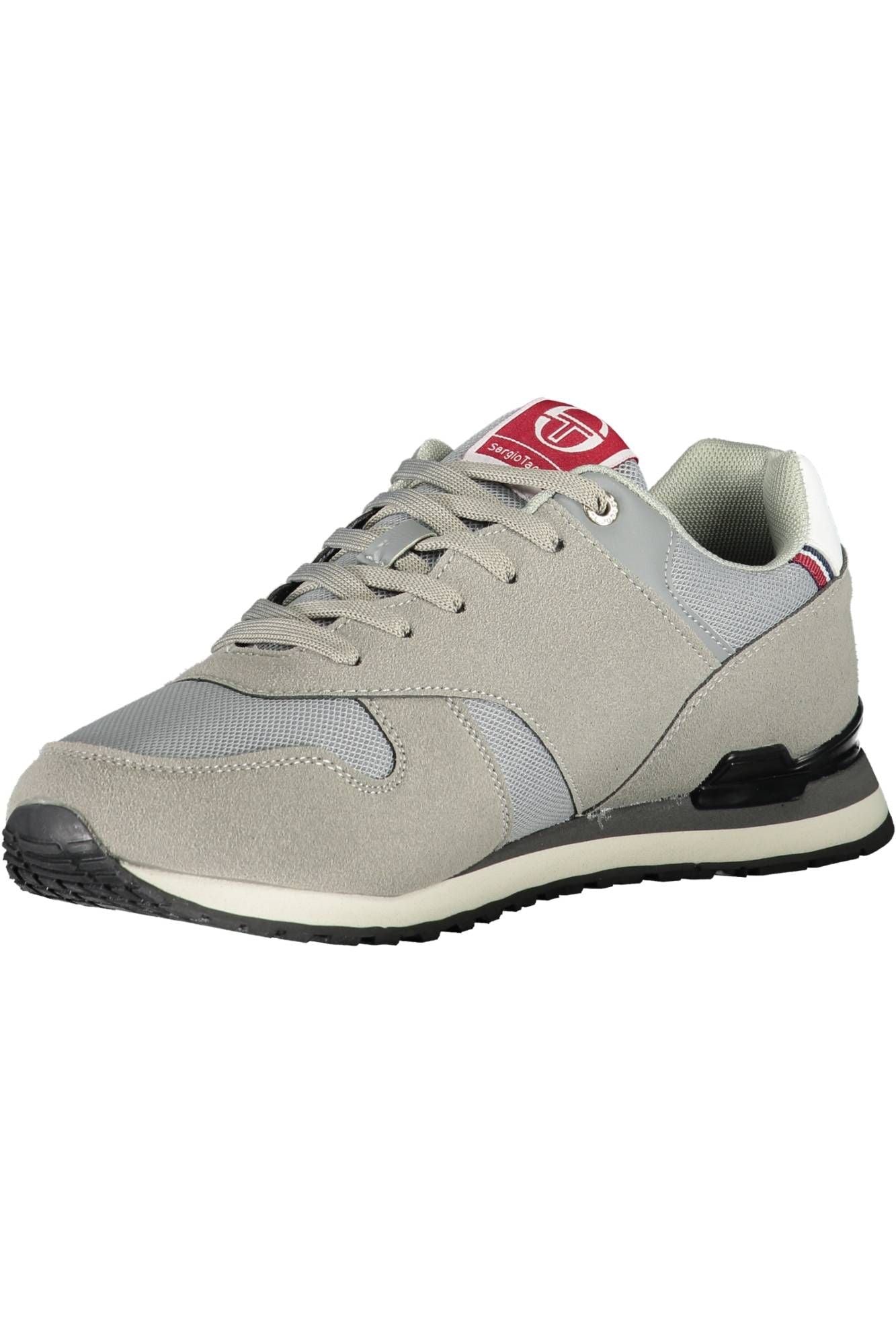 Sergio Tacchini Sleek Gray Sneakers with Contrasting Details