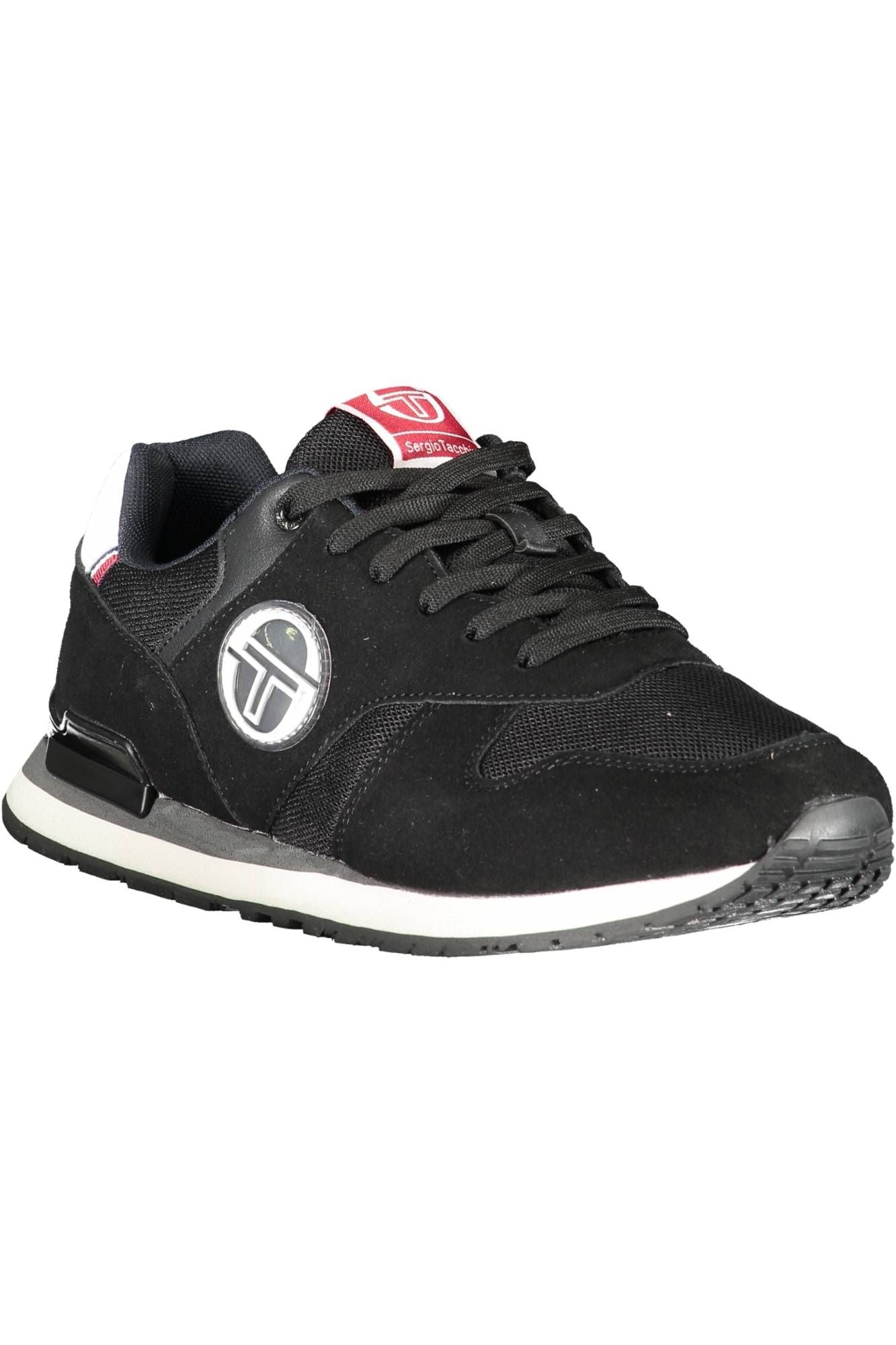 Sergio Tacchini Sleek Black Lace-Up Athletic Sneakers