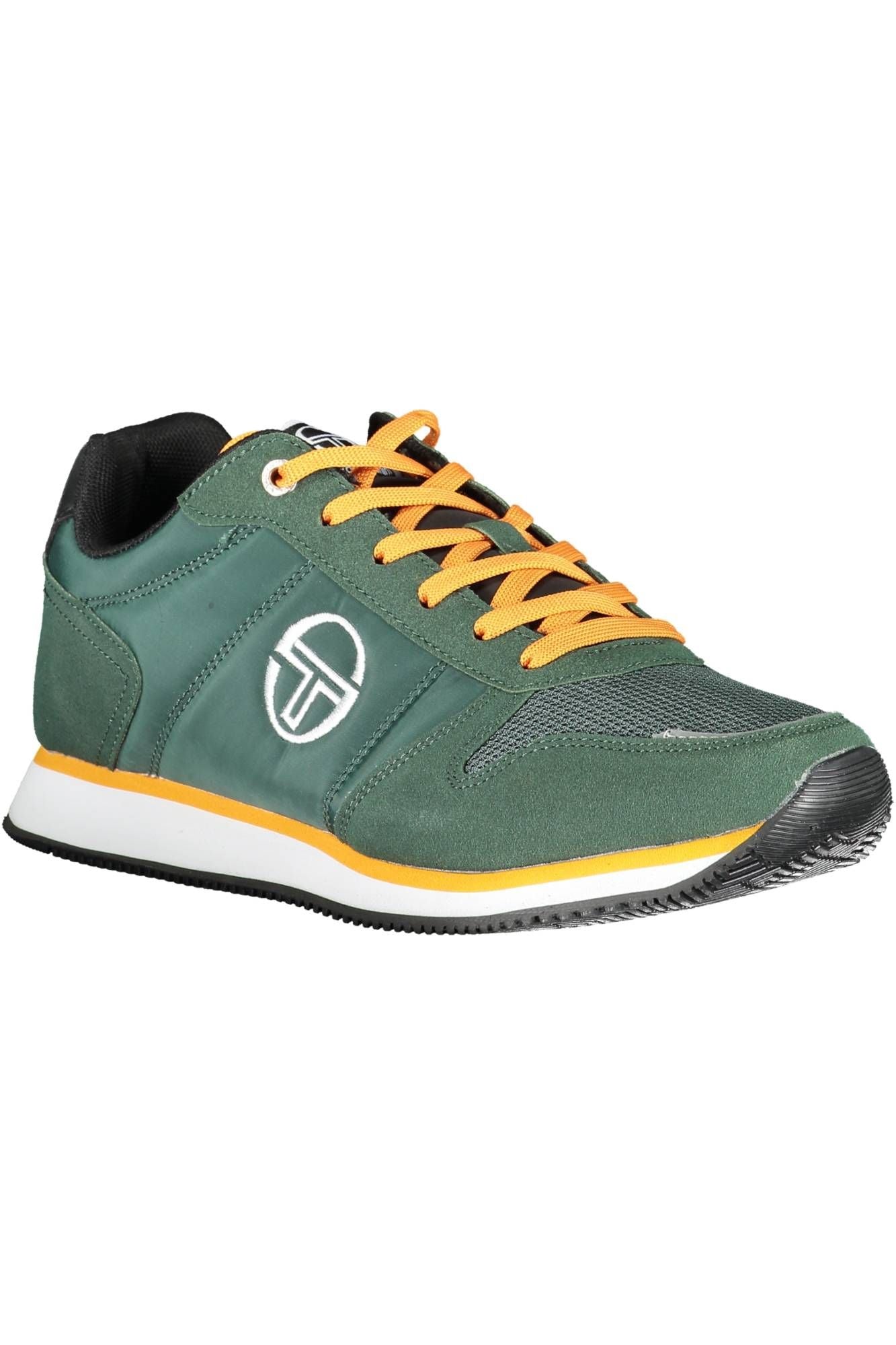 Sergio Tacchini Sleek Green Sneakers with Embroidered Detail