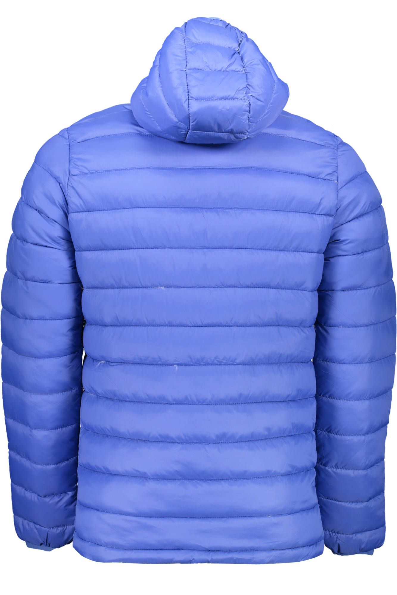 Sergio Tacchini Blue Hooded Jacket with Sleek Logo Accent